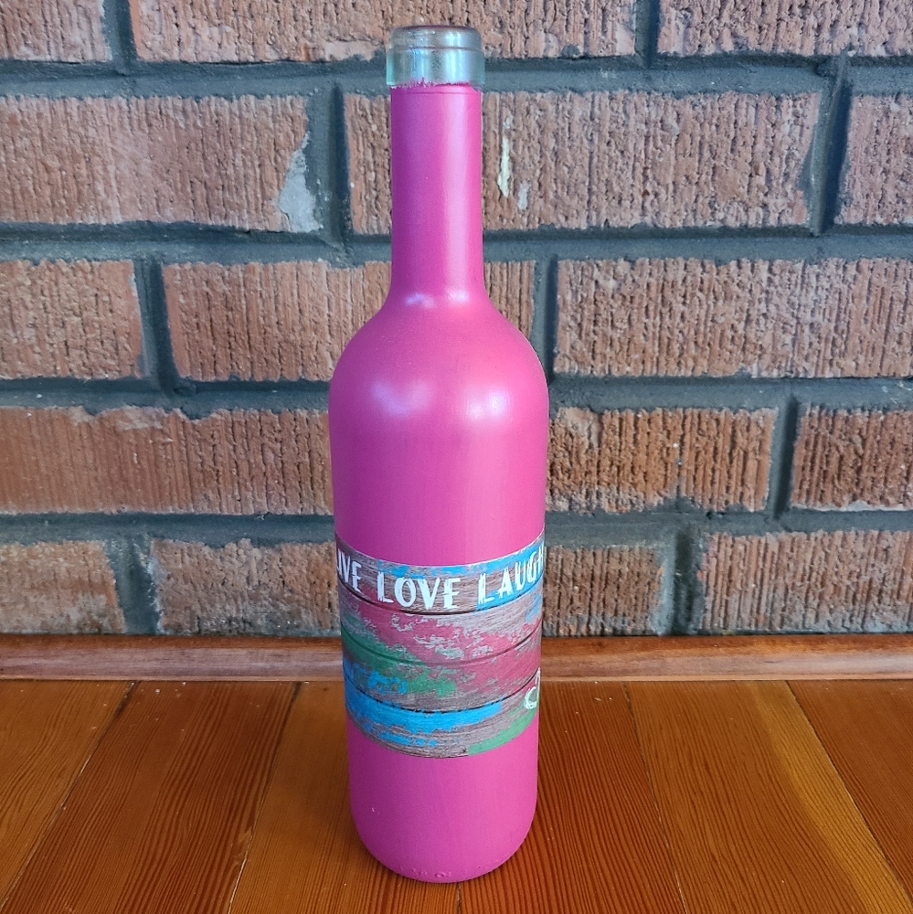2/$25 Jannm Creative Hand Crafted Wine Bottle
